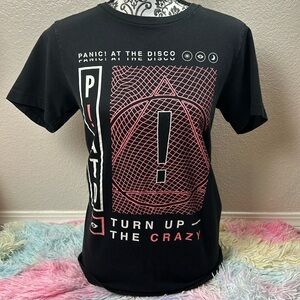 PANIC AT THE DISCO Turn Up The Crazy Fan Graphic Tshirt